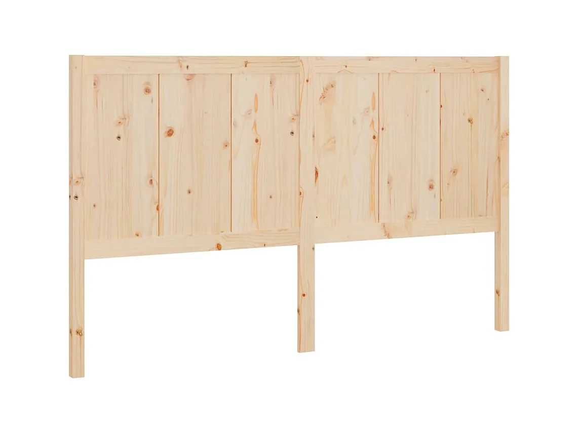 Hoofdbord 140,5x4x100 cm Massief grenenhout