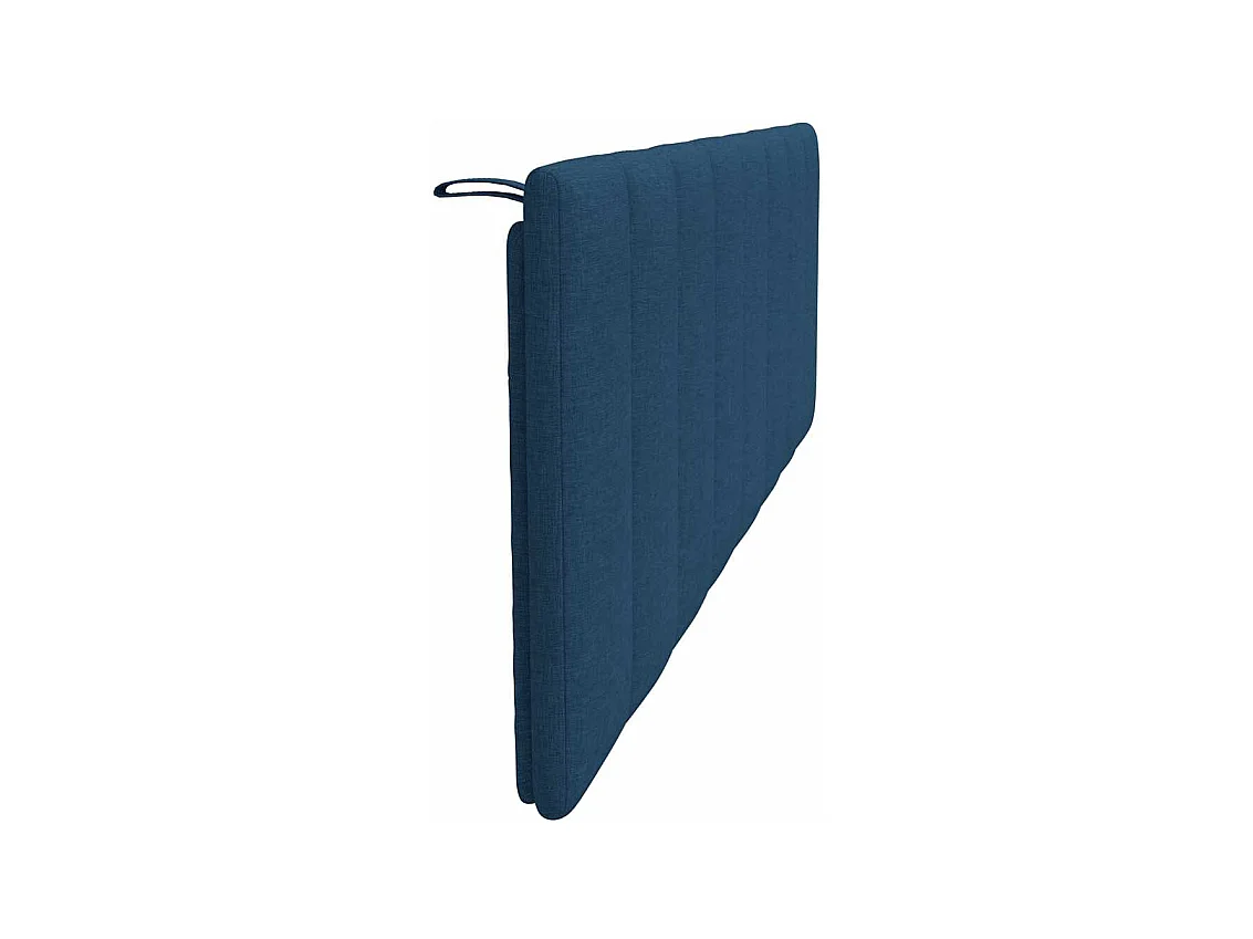 Blaues Kopfteilkissen 160 cm Stoff