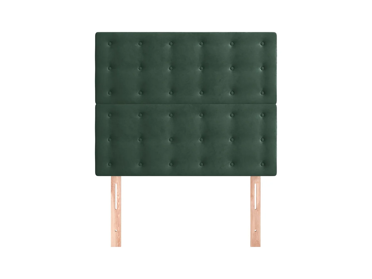 Hoofdborden 2 stuks Donkergroen 80x5x78/88 cm Fluweel