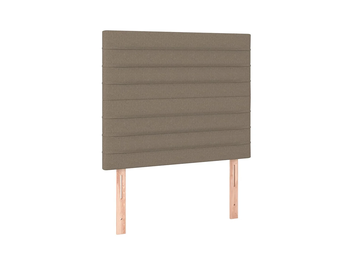 Tête de lit à LED Taupe 100x5x118/128 cm Tissu