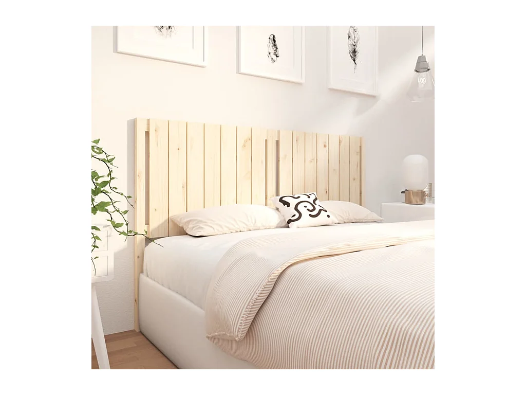 Cabecero 165,5x4x100 cm Madera maciza de pino