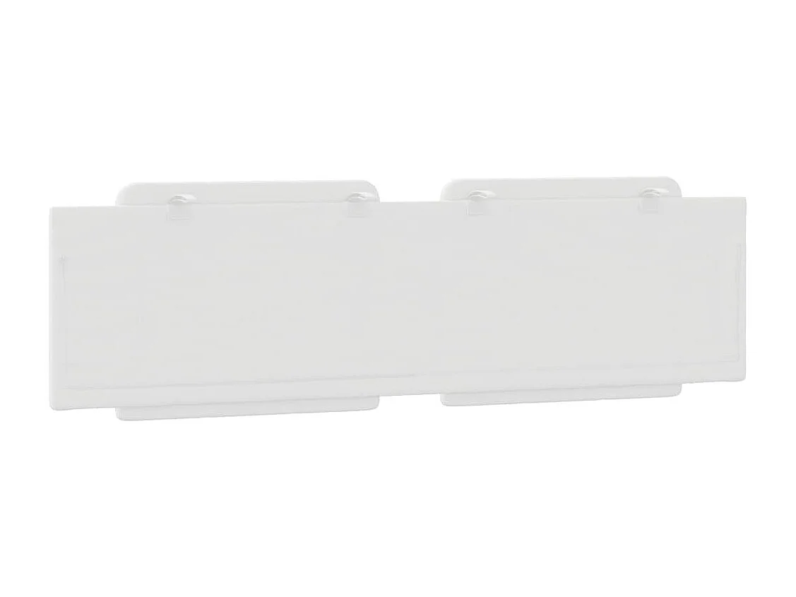 Cuscino testiera bianco 180 cm in similpelle