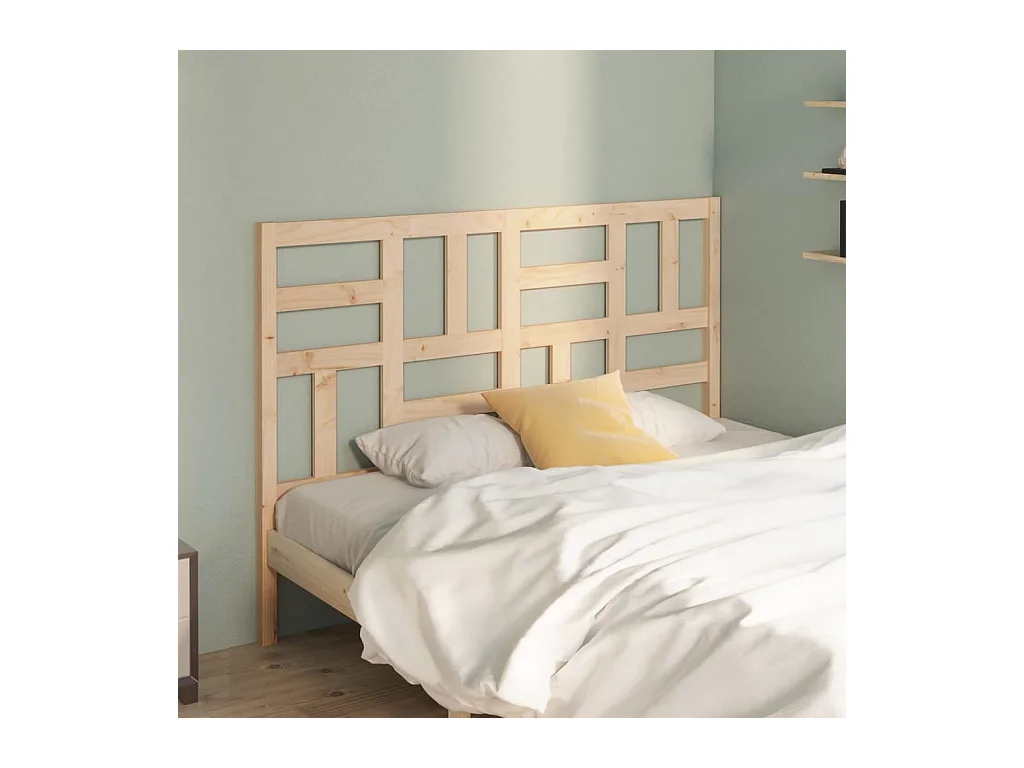 Hoofdbord 126x4x104 cm Massief grenenhout
