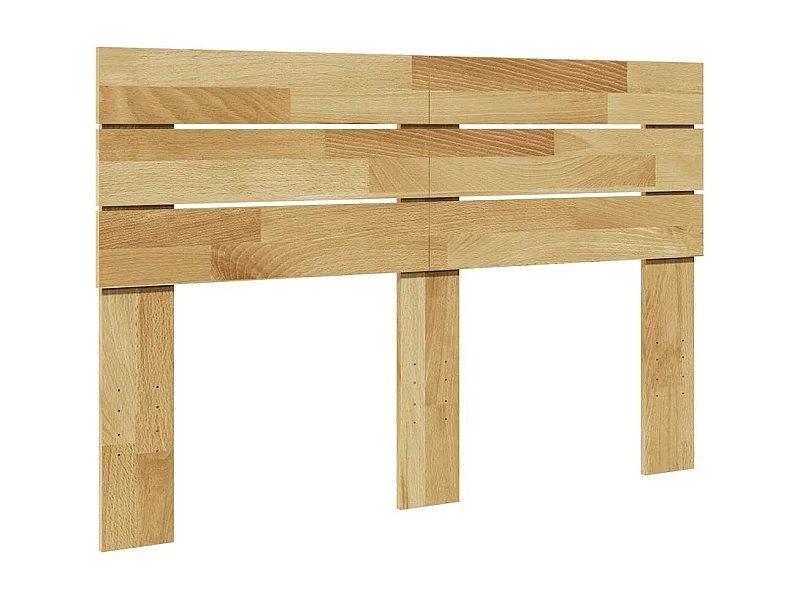 Tête de lit 120 cm bois massif de chêne