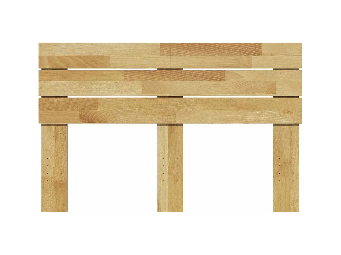 Tête de lit 120 cm bois massif de chêne
