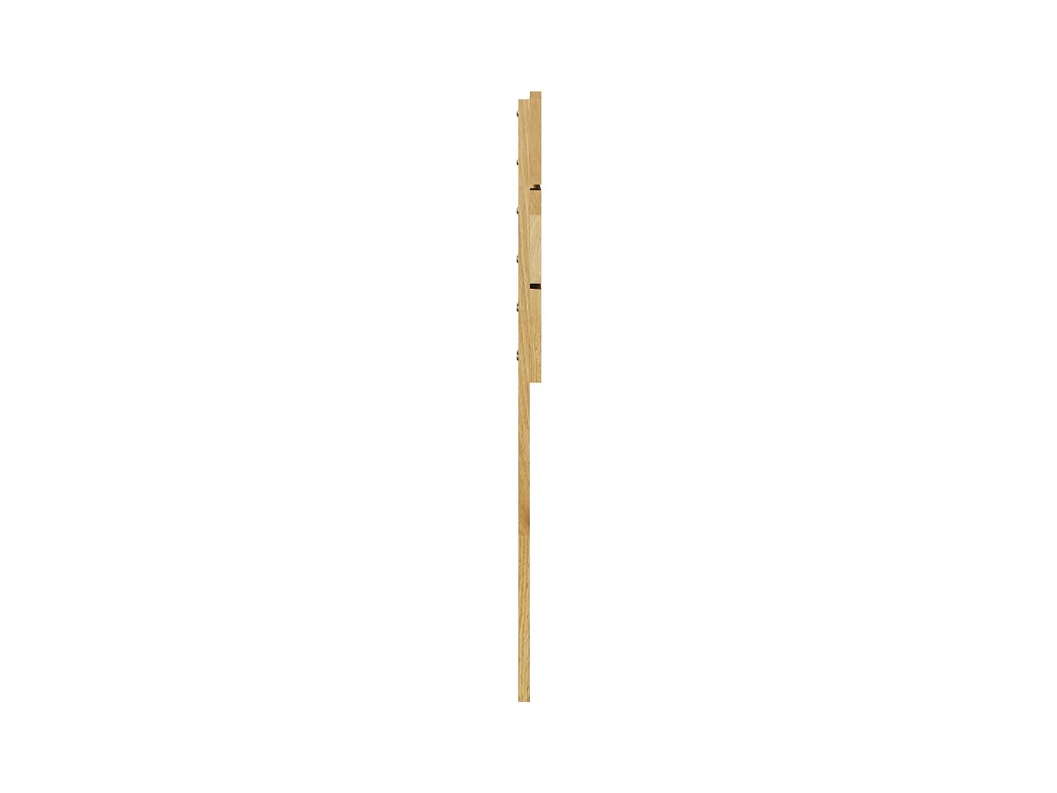 Tête de lit 120 cm bois massif de chêne