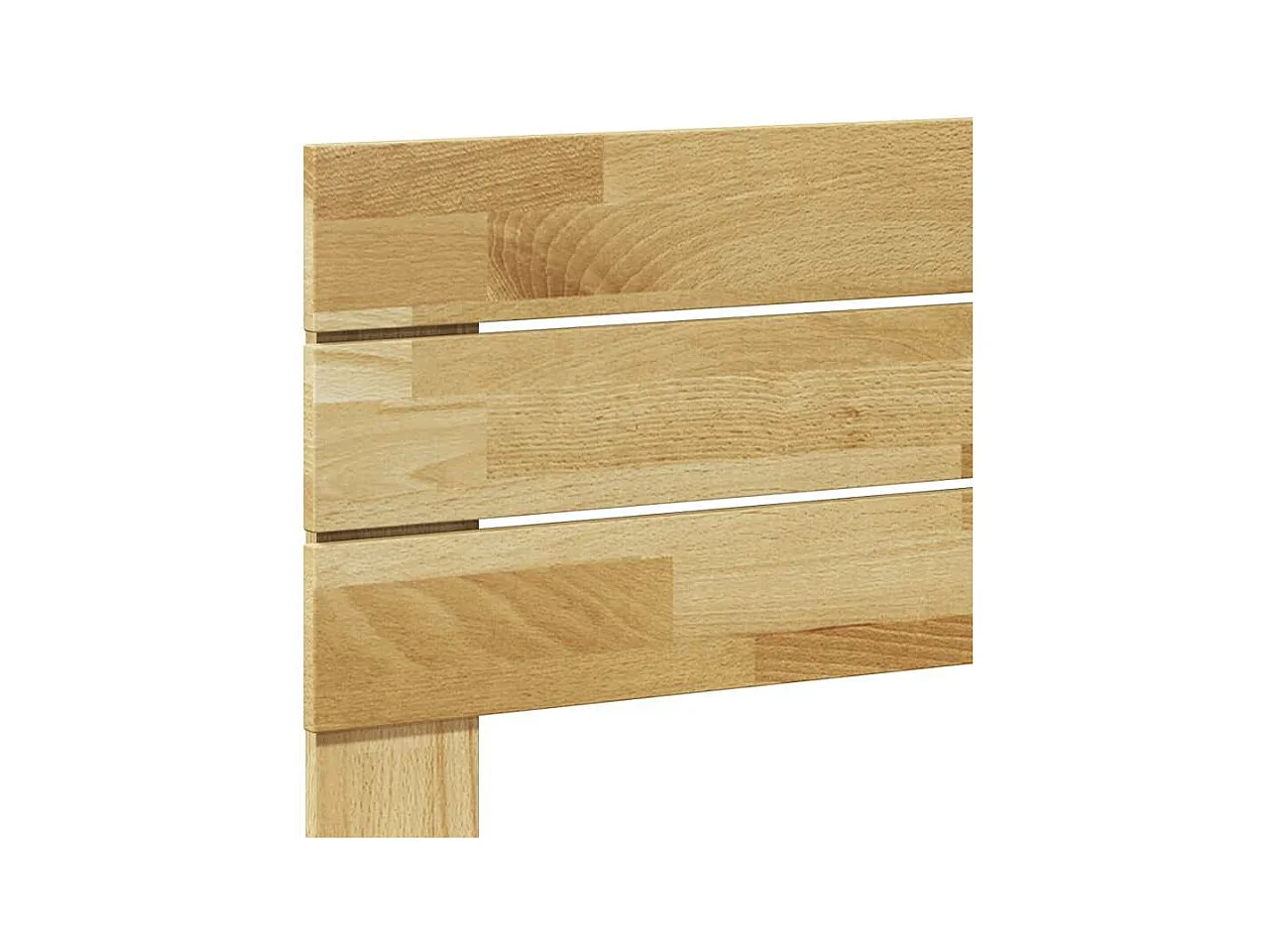 Tête de lit 120 cm bois massif de chêne