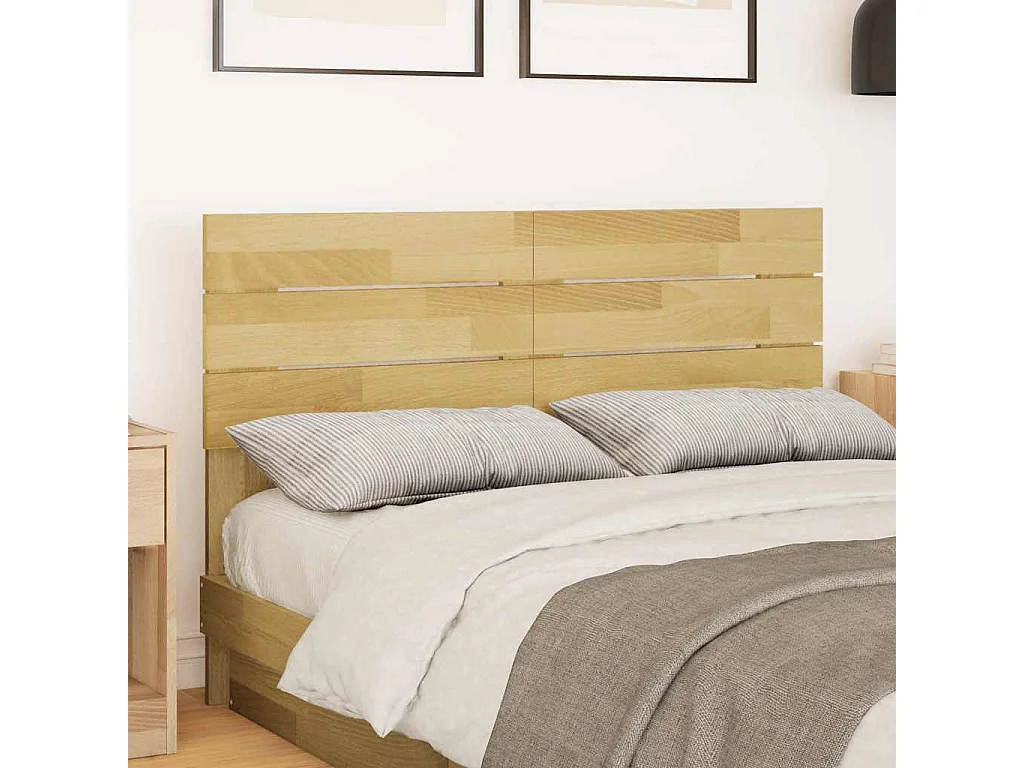 120 cm Kopfteil aus massivem Eichenholz