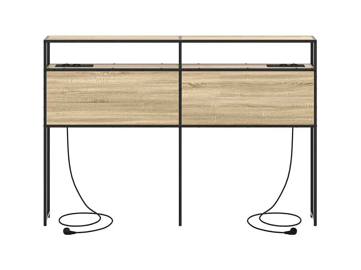 Sonoma Oak 160cm opberghoofdeinde van bewerkt hout