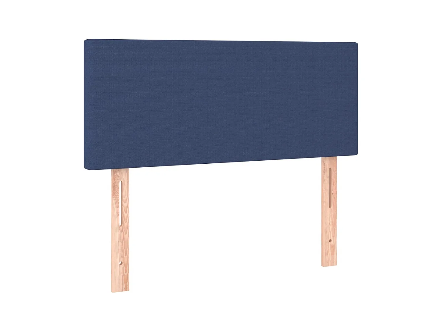 LED Hoofdbord Blauw 100x5x78/88 cm Stof