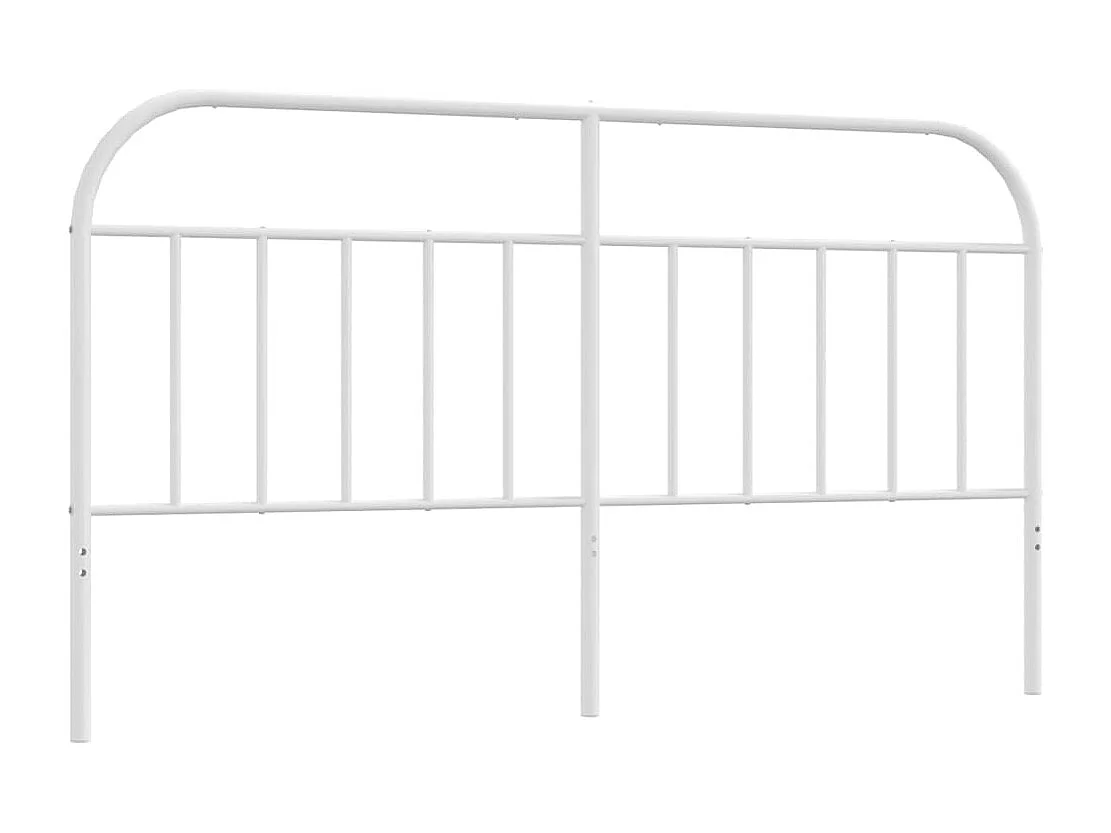 Wit metalen hoofdbord 180 cm