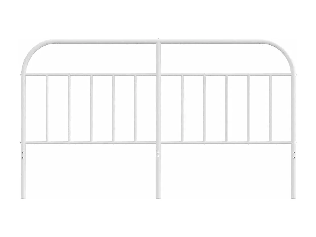 Tête de lit métal blanc 180 cm