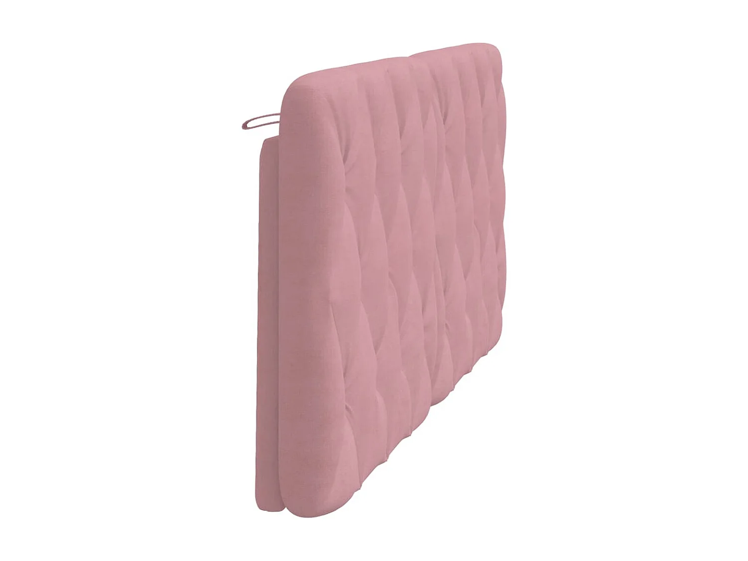 Cuscino testiera rosa 160 cm velluto