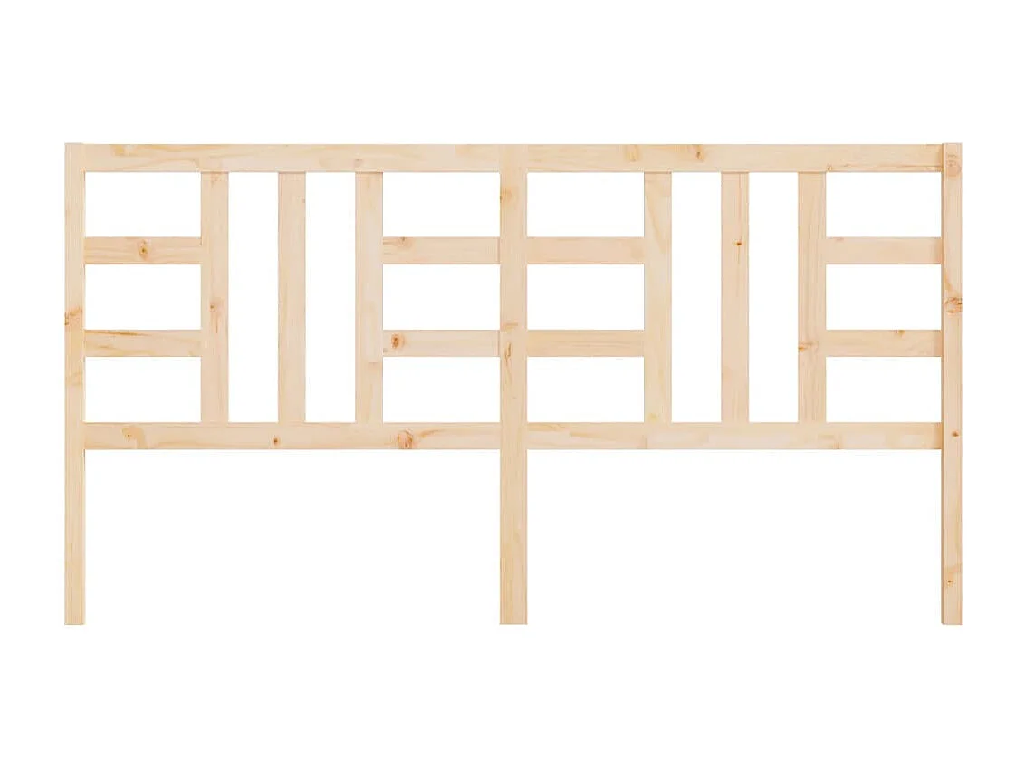 Cabecero 206x4x100 cm Madera maciza de pino