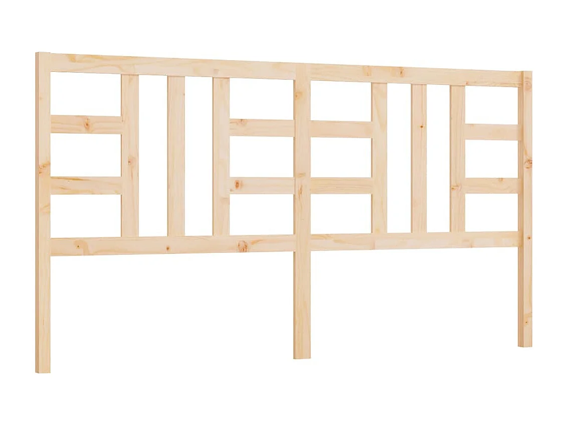 Hoofdbord 206x4x100 cm Massief grenenhout