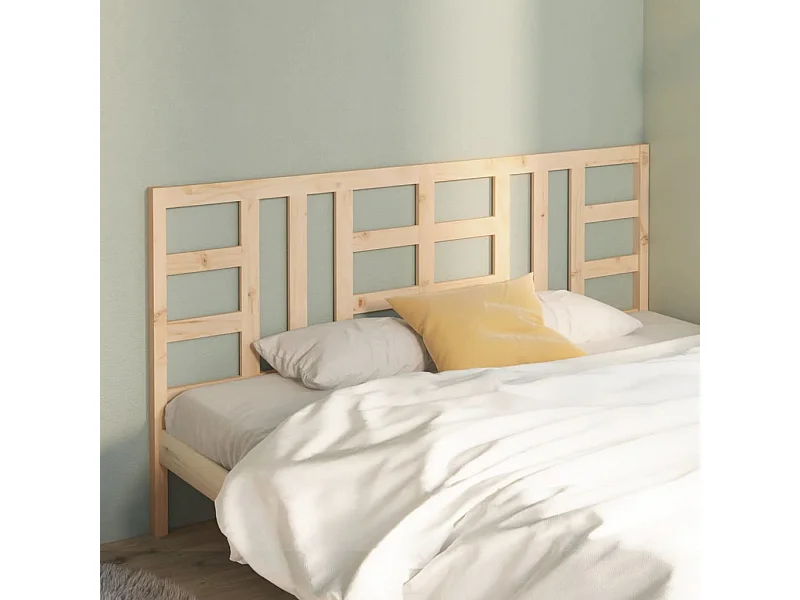 Hoofdbord 206x4x100 cm Massief grenenhout