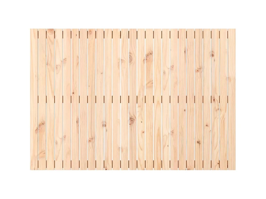 Cabecero de pared 159,5x3x110 cm Madera maciza de pino