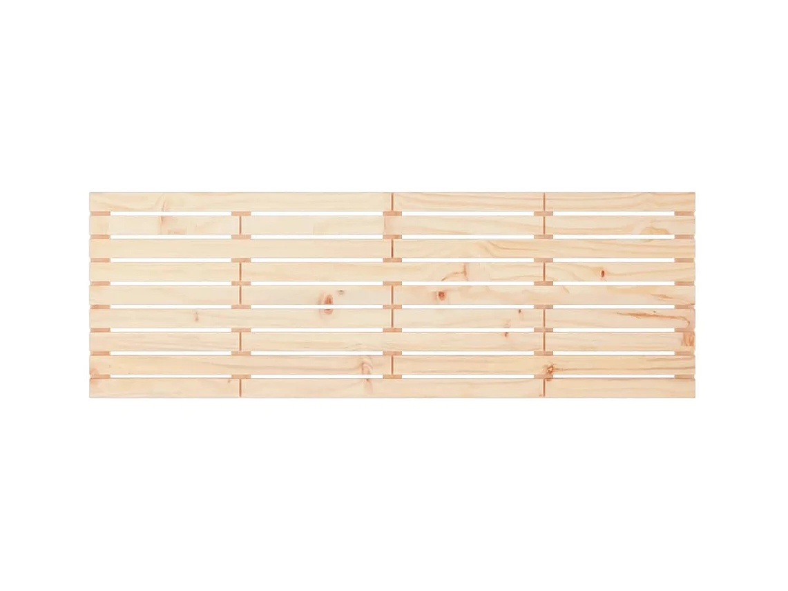 Cabecero de pared 166x3x63 cm Madera maciza de pino