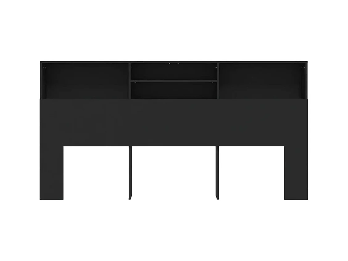 Cabecero negro mueble 200x19x103,5 cm