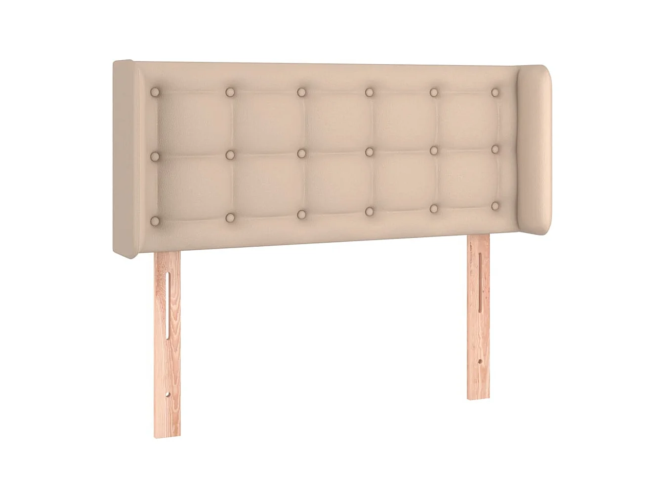 LED hoofdbord Cappuccino 93x16x78/88 cm Kunstleer