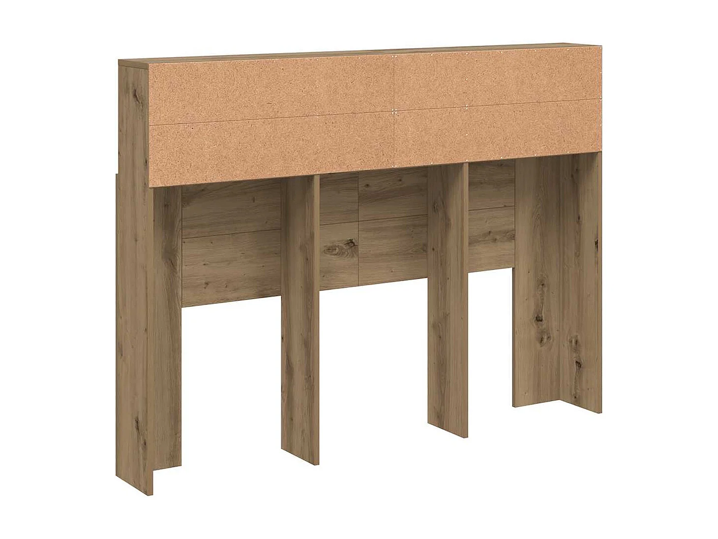 Mobile testiera in rovere fatto a mano 140x19x103,5 cm