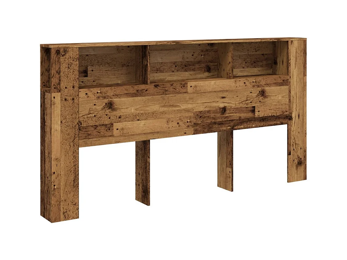 Cabecero de cama de madera antigua 200x18,5x102,5 cm