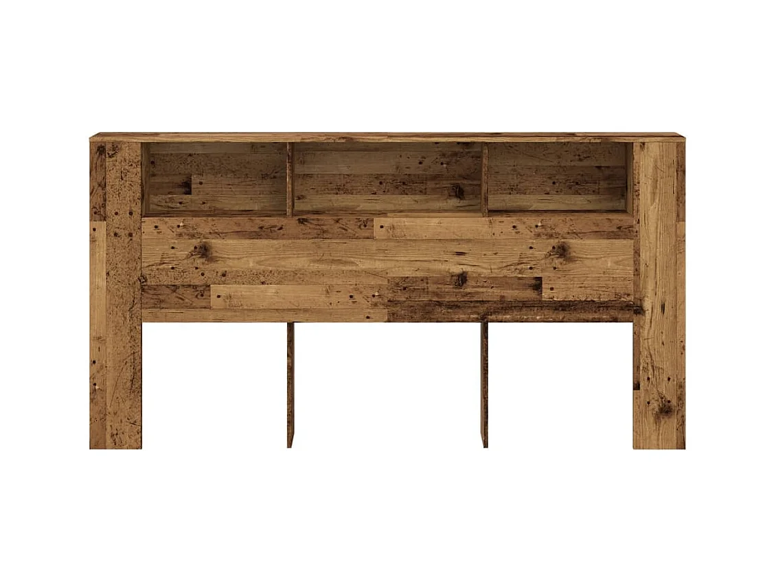 Cabecero de cama de madera antigua 200x18,5x102,5 cm
