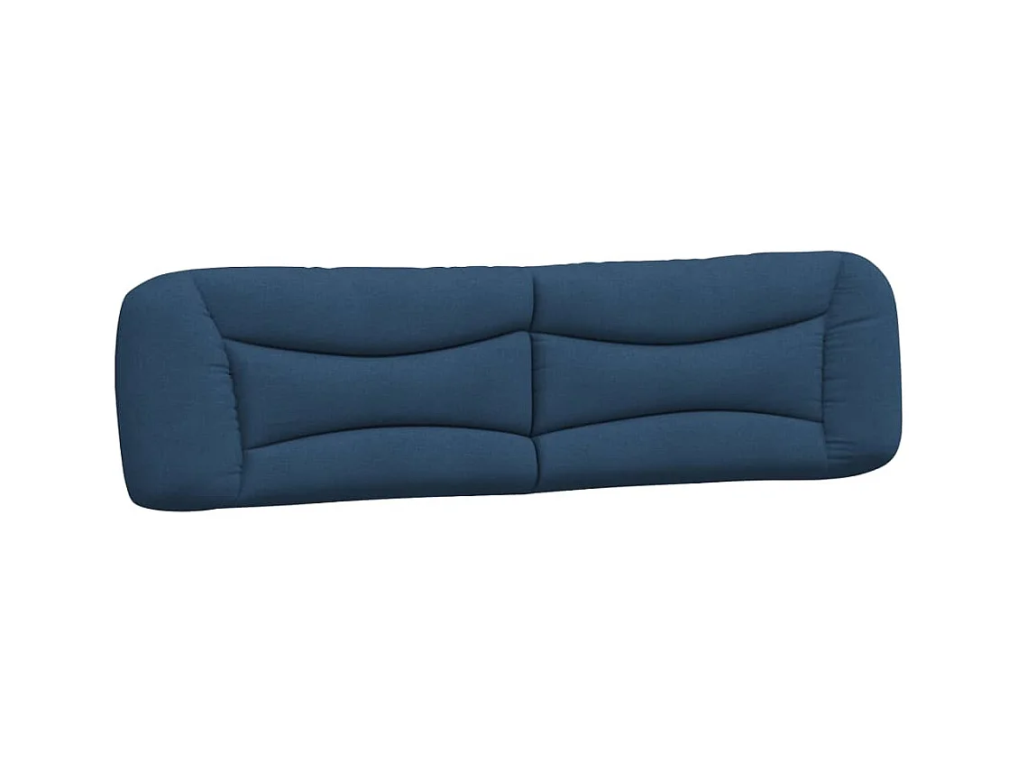 Blauw hoofdbordkussen 200 cm stof