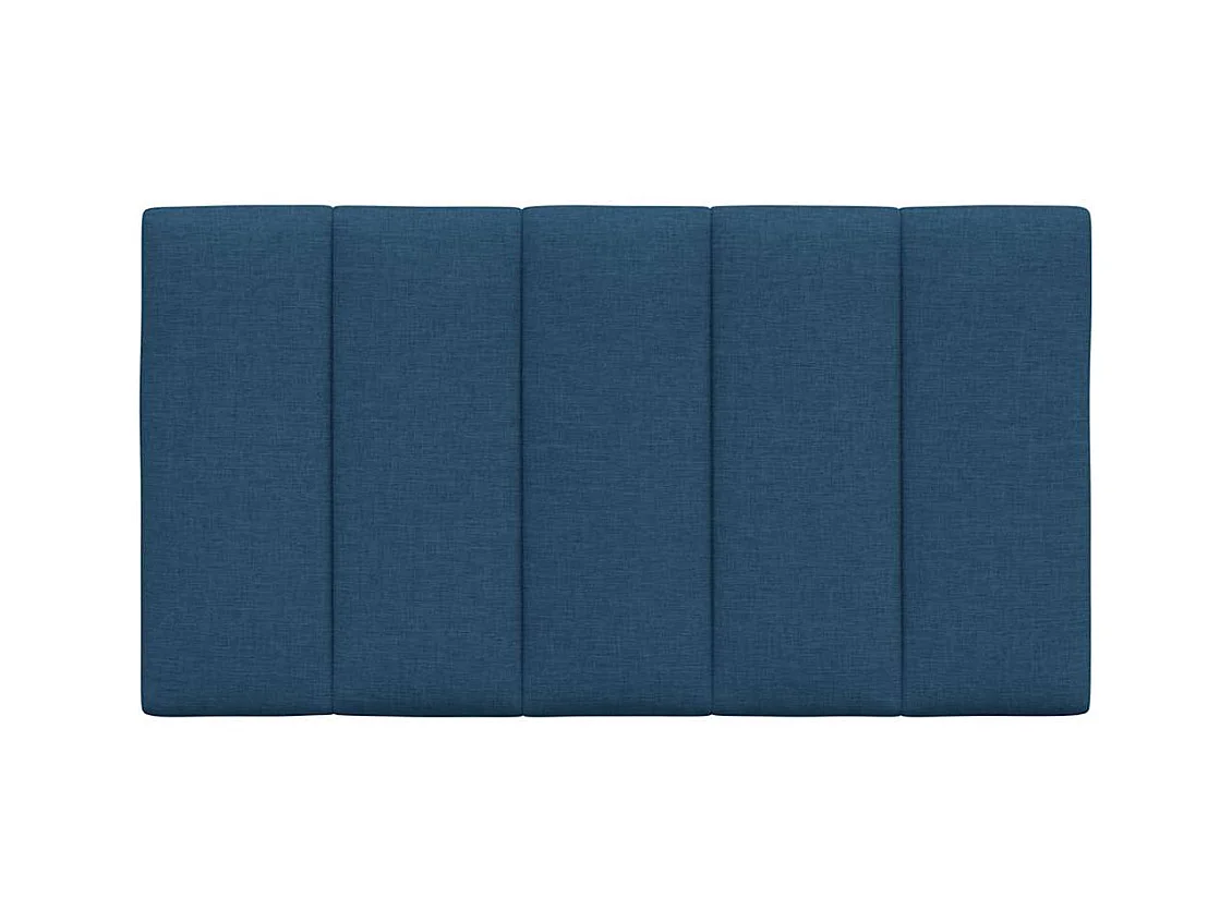 Blaues Kopfteilkissen 90 cm Stoff