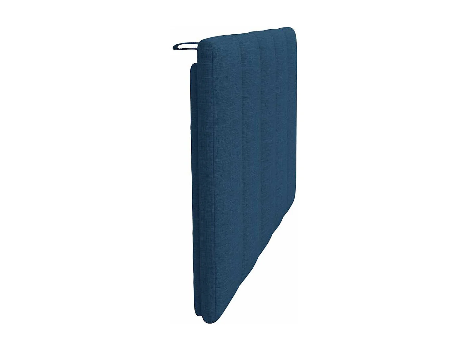 Coussin de tête de lit bleu 90 cm tissu