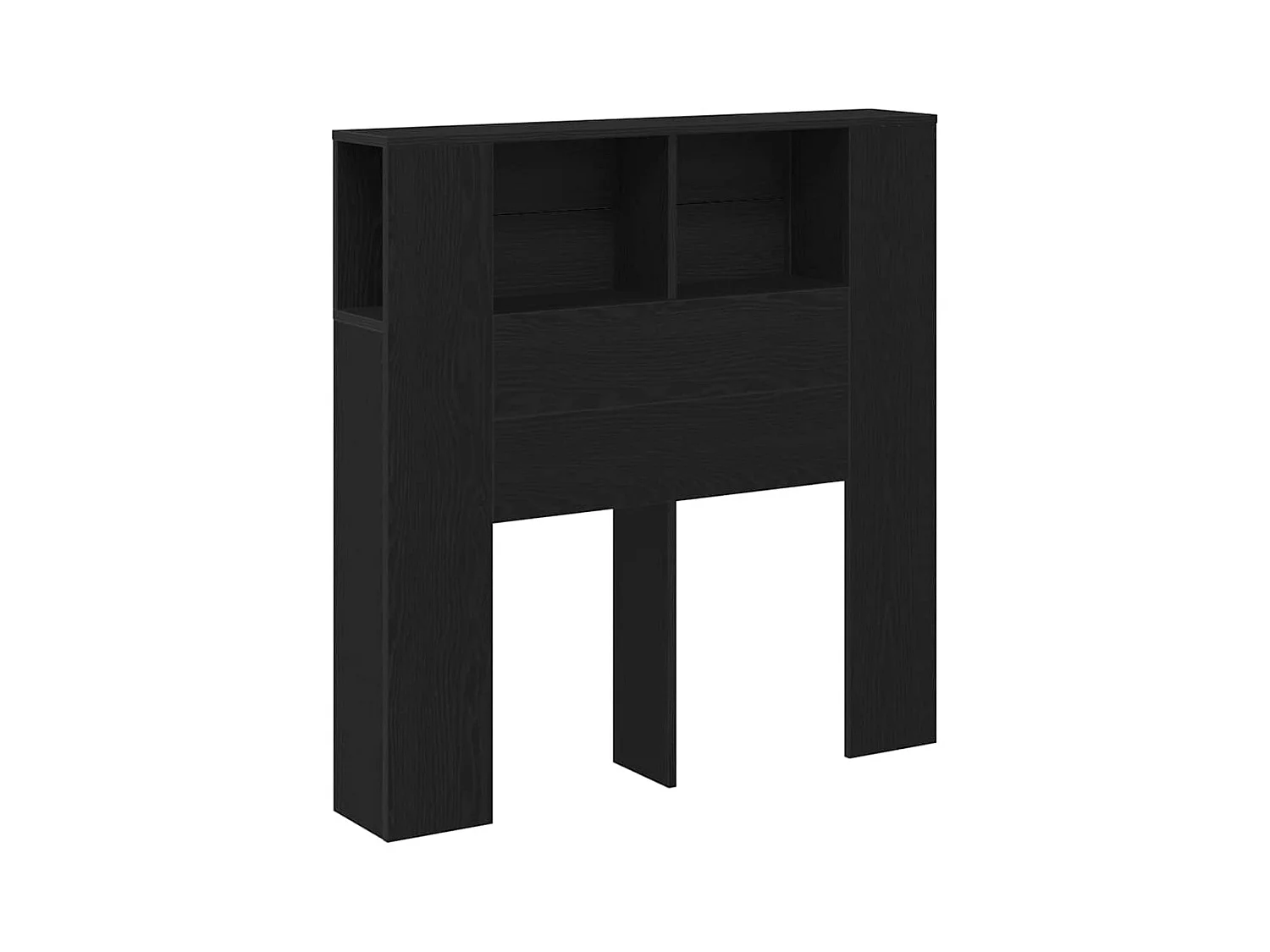 Cabinet de Tête de Lit Chêne noir 100 x 19 x 104.5 cm