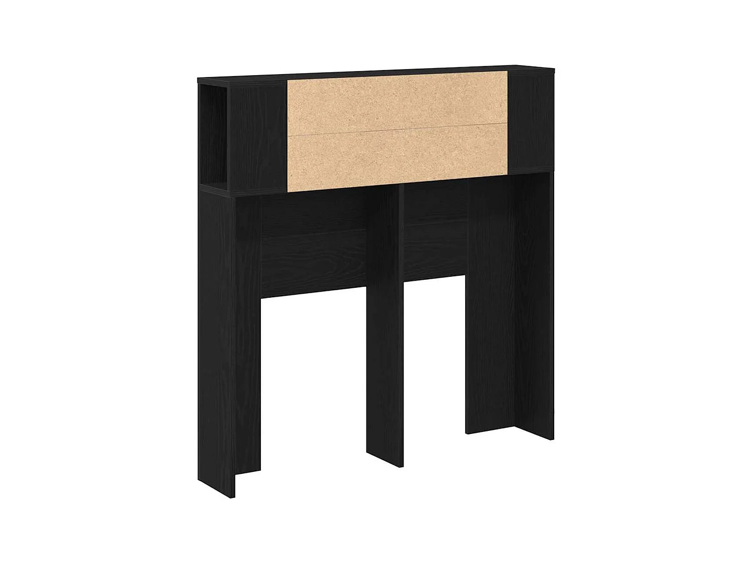 Cabinet de Tête de Lit Chêne noir 100 x 19 x 104.5 cm