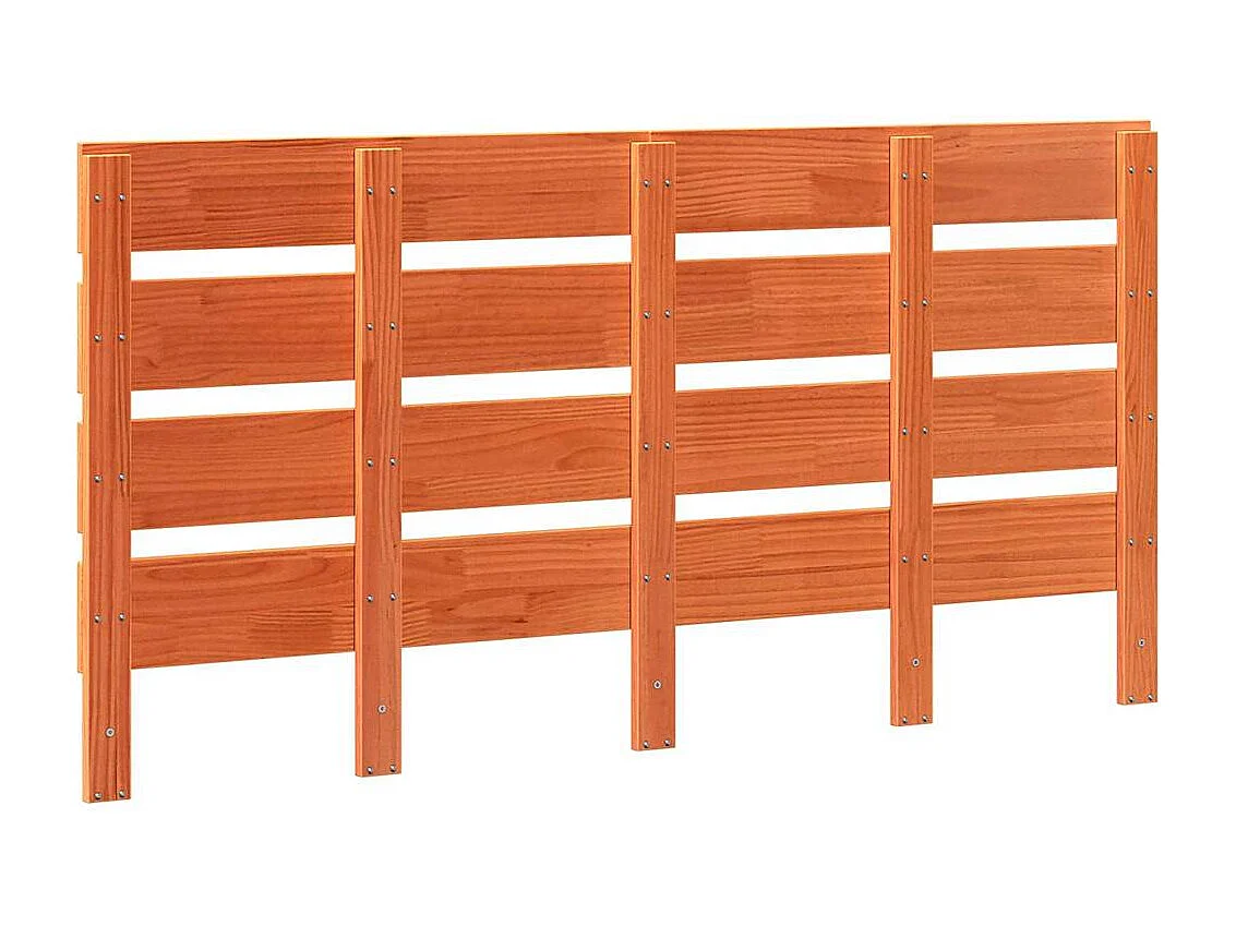 Tête de lit en bois Marron cire 160.5 x 3 x 80 cm