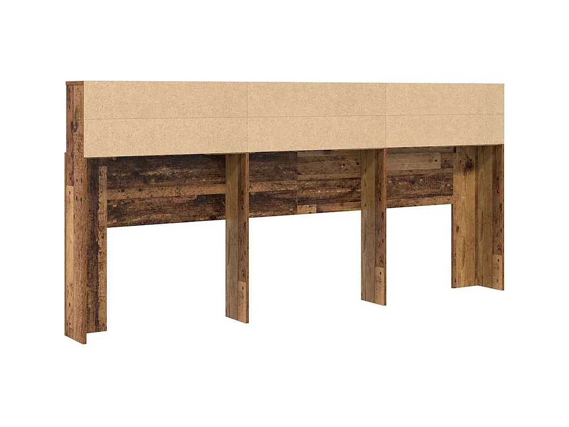 Cabinet de Tête de Lit Bois ancien 220 x 19 x 101.5 cm