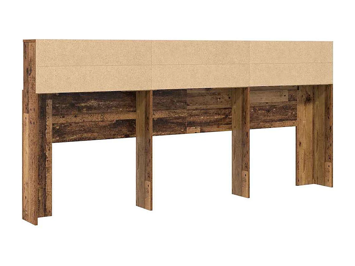 Cabinet de Tête de Lit Bois ancien 220 x 19 x 101.5 cm