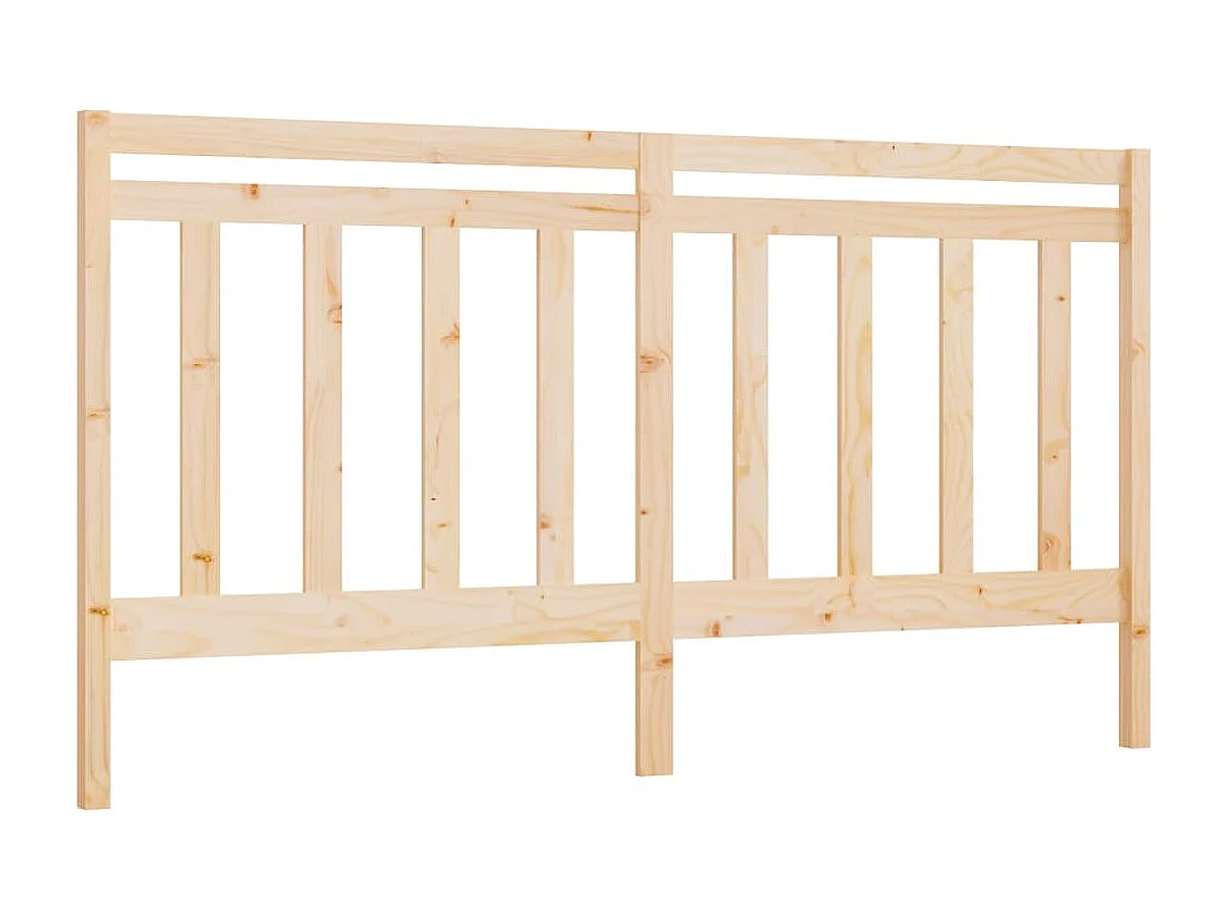 Tête de lit 206x4x100 cm Bois massif de pin