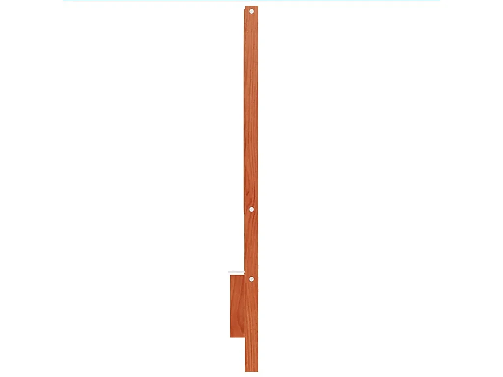 Bruin washoofdbord 135 cm massief grenenhout