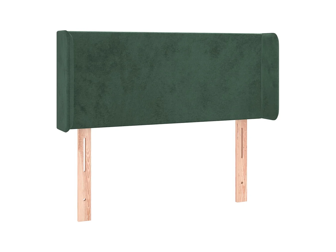 LED Hoofdbord Donkergroen 103x16x78/88 cm Fluweel