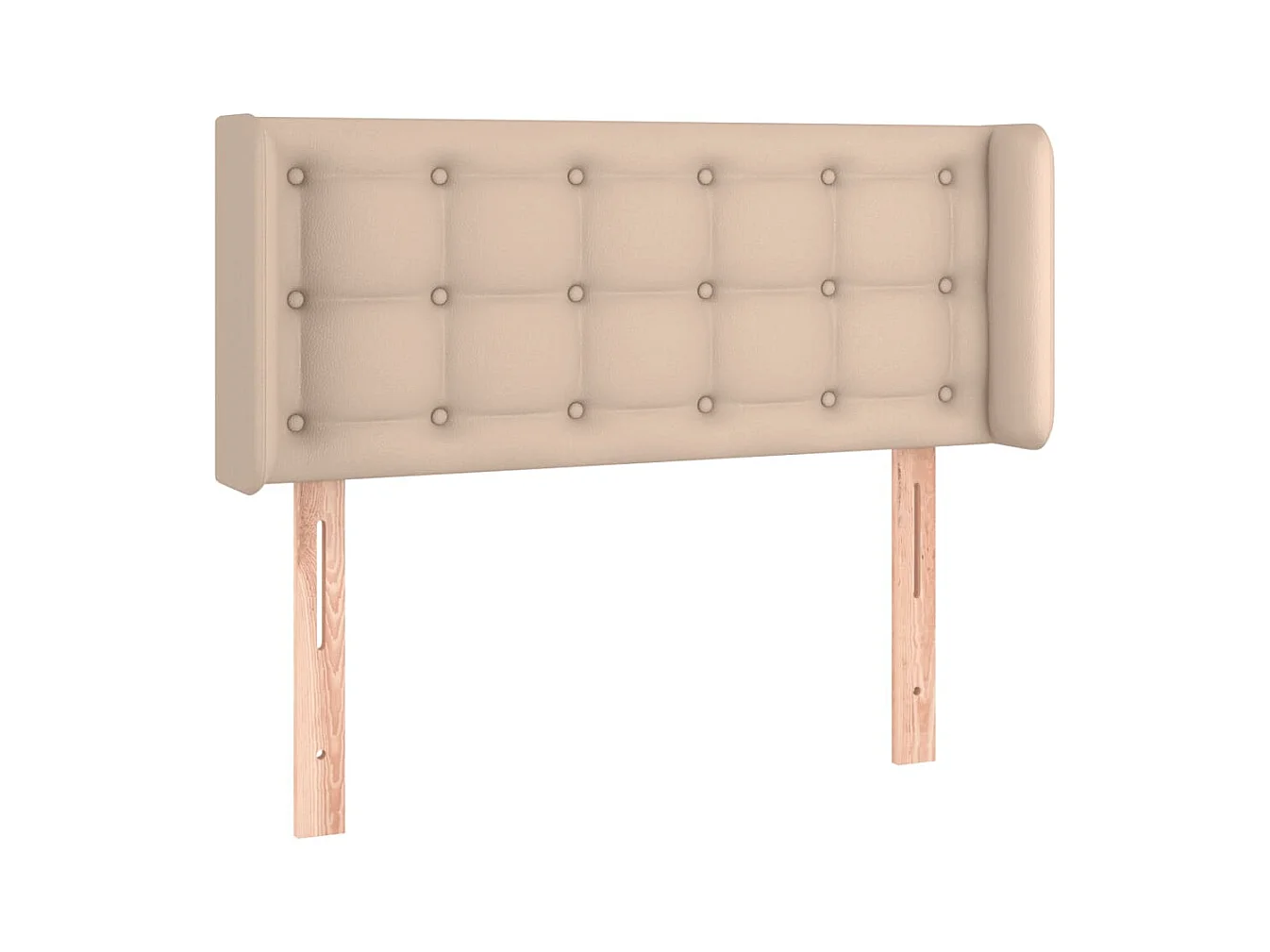 LED-Kopfteil Cappuccino 103x16x78/88 cm Kunstleder