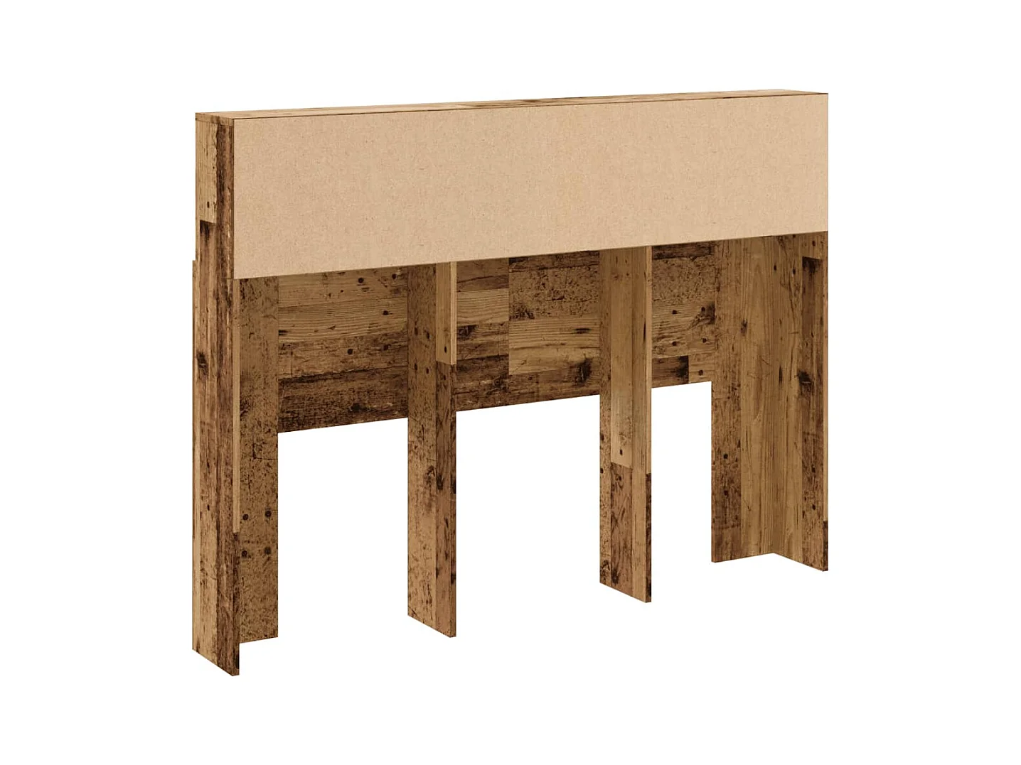 Armoire de tête de lit vieux bois 140x19x103,5 cm