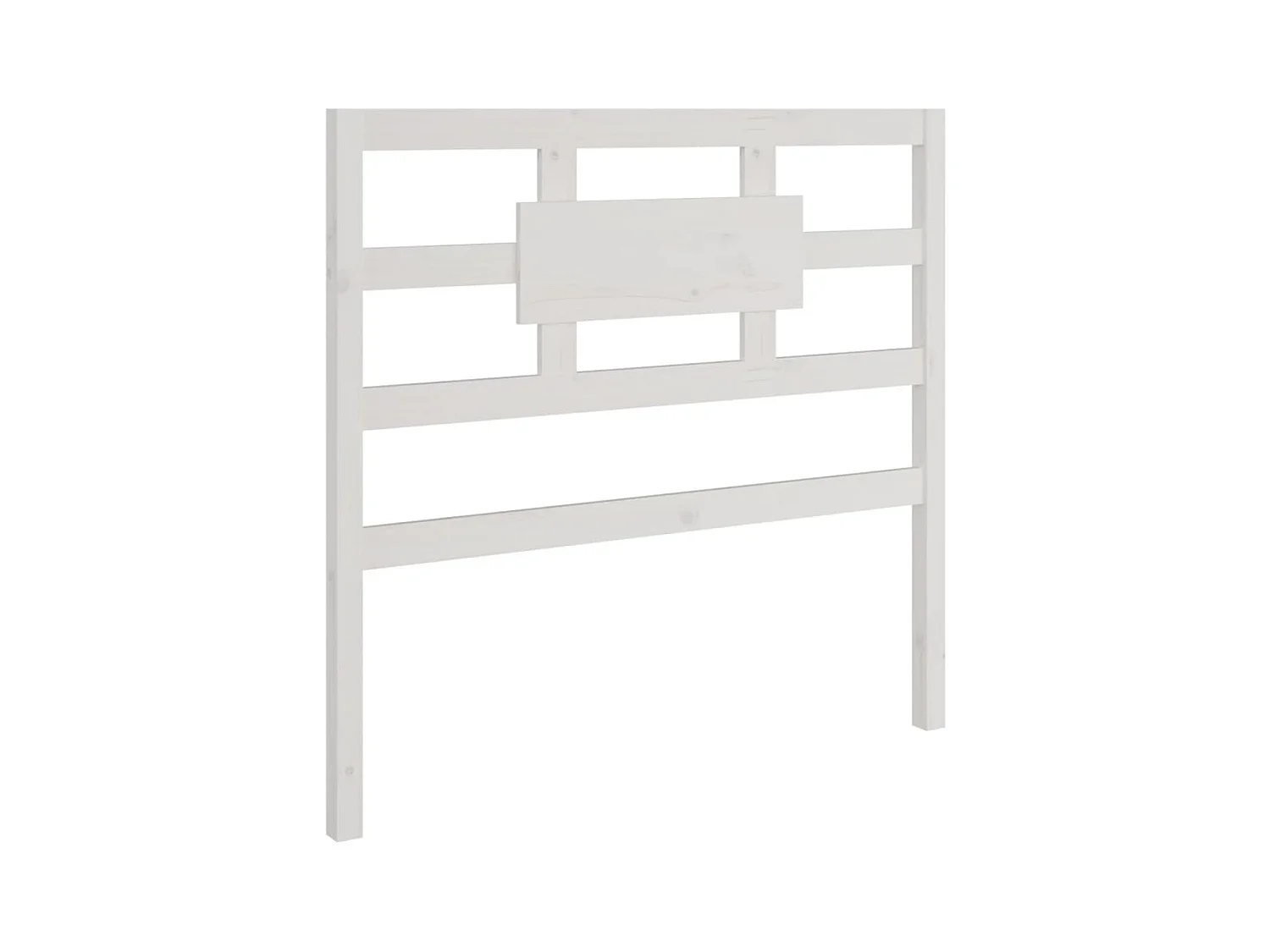 Cabecero blanco 95,5x4x100 cm Madera maciza de pino