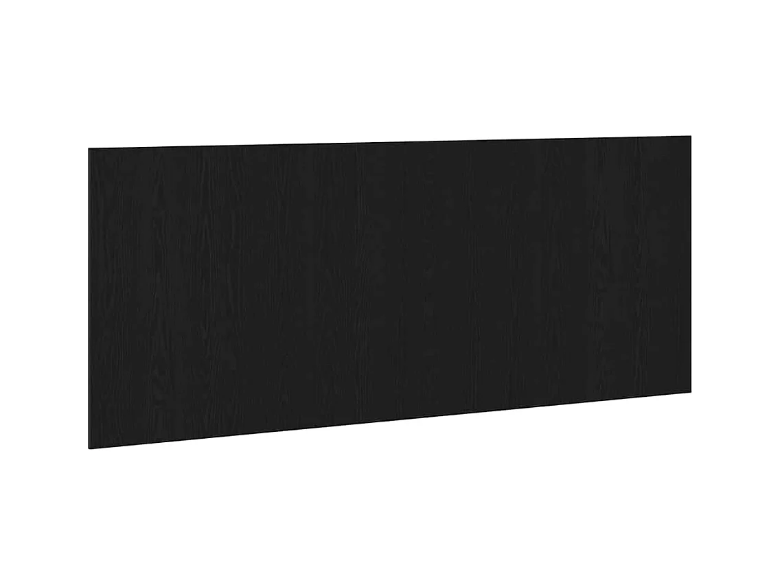 Tête de lit Chêne noir 200 x 1,5 x 80 cm Bois d'ingénierie