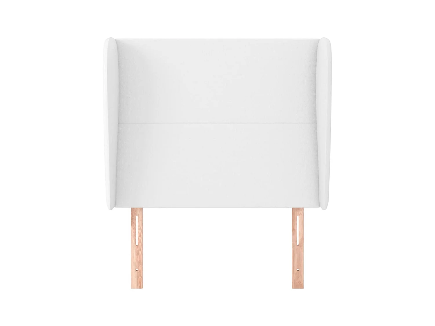 Cabecero con alas Blanco 93x23x118/128 cm Polipiel