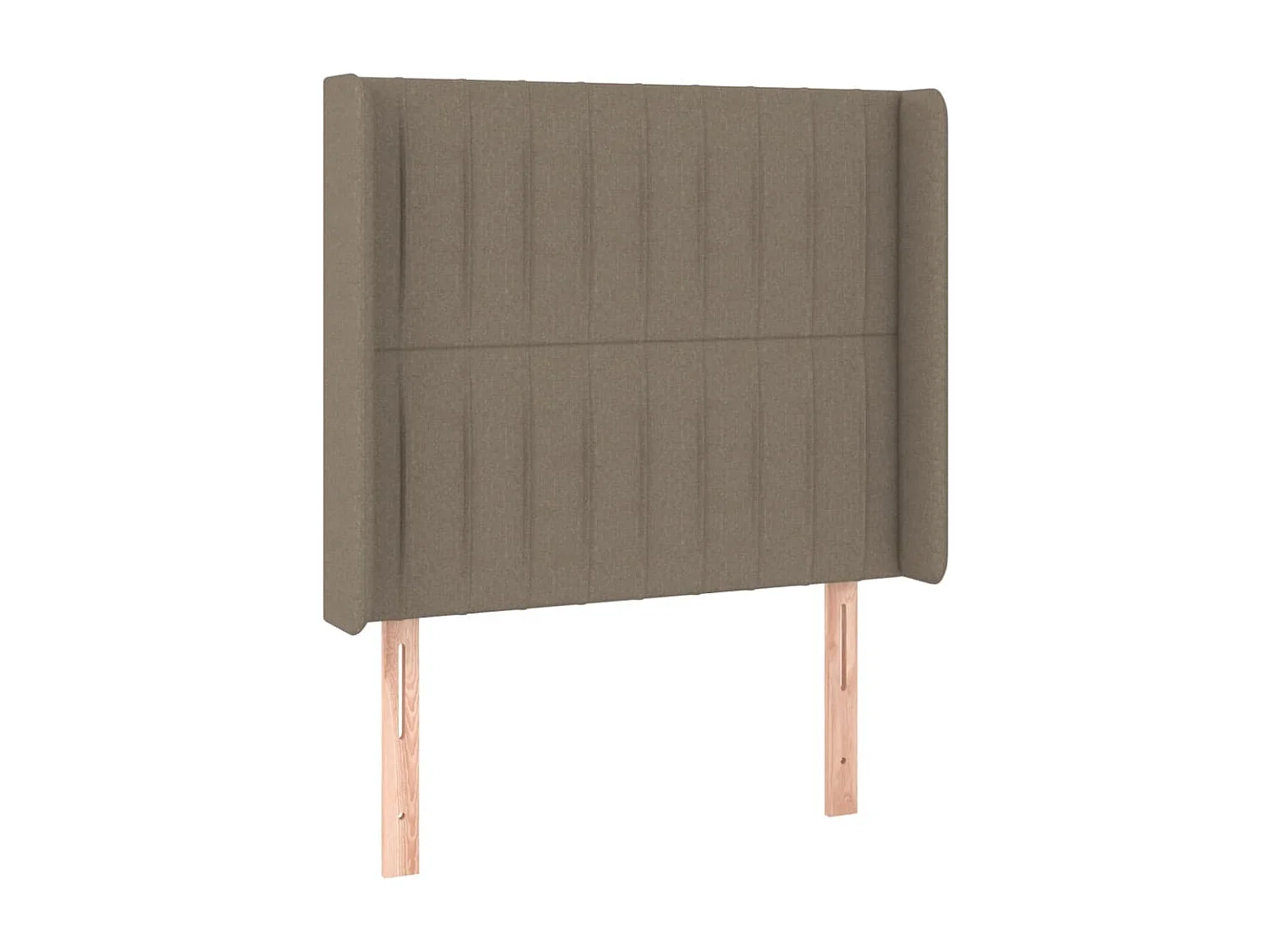 Tête de lit à LED Taupe 103x16x118/128 cm Tissu
