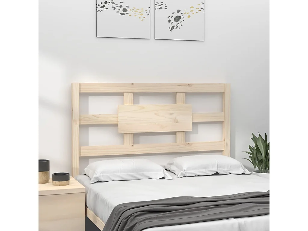 Cabecero 95,5x4x100 cm Madera maciza de pino