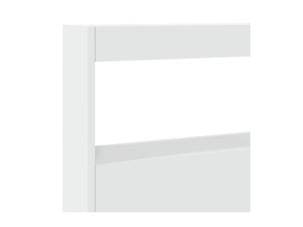 Cabecero de armario con LED blanco 140x17x102 cm