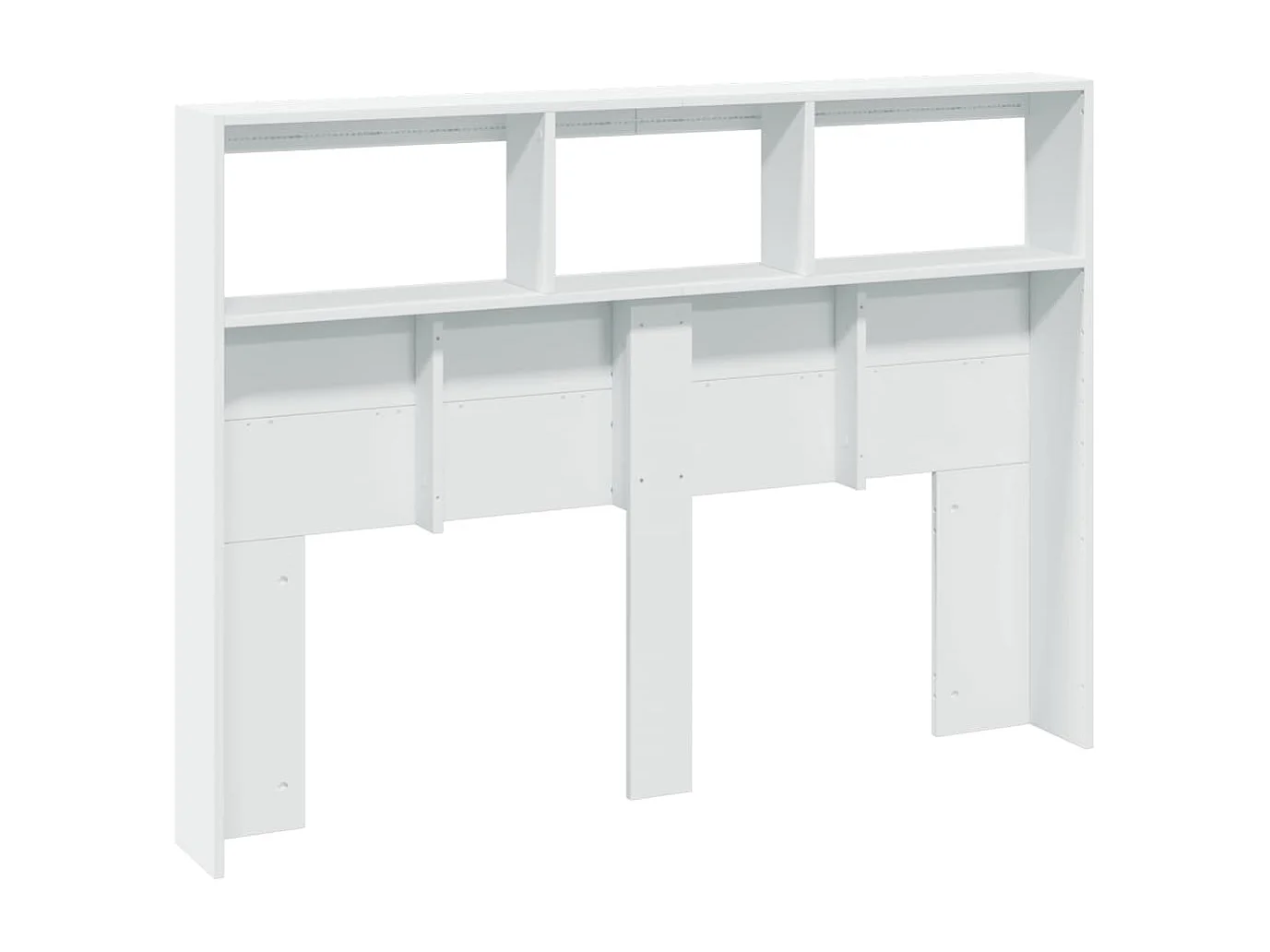 Cabecero de armario con LED blanco 140x17x102 cm