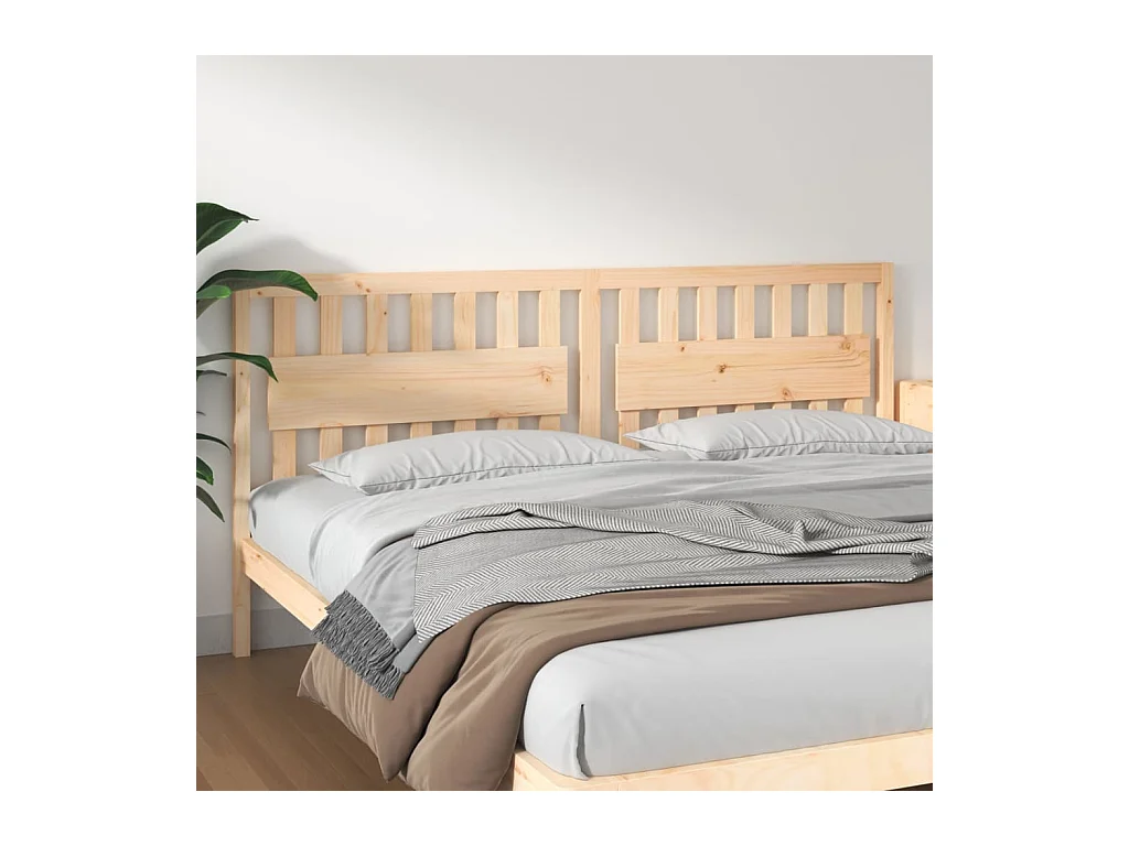 Kopfteil 205,5x4x100 cm Massivholz Kiefer