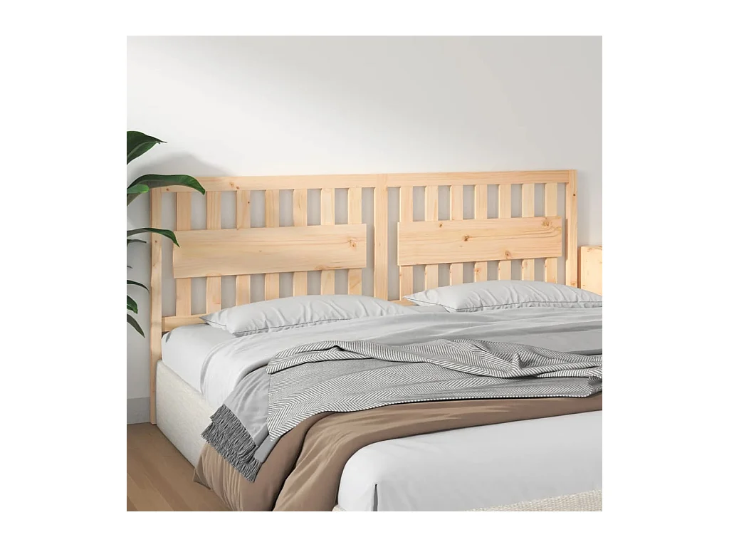 Kopfteil 205,5x4x100 cm Massivholz Kiefer