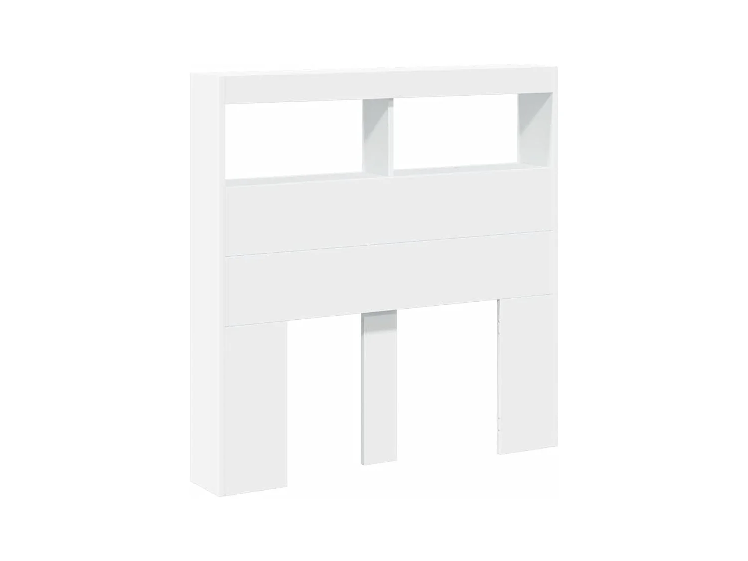 Cabecero de armario con LED blanco 100x17x102 cm